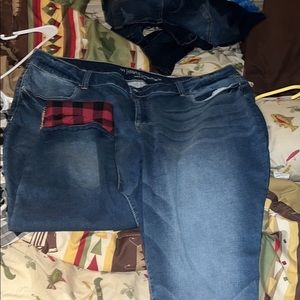 CUTE BUFFALO PLAUD CUFF MAURICES JEANS